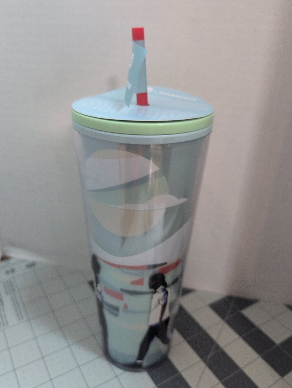 Starbucks x Lou Black History Month Tumbler 24oz Cold Cup Reusable Straw NWT